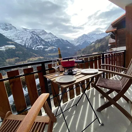 Lejlighed Chalet Marguerite - Bel 3 Avec Feu Ouvert, Vue Imprenable, Dans Un Chalet A Taille Humaine De 6 Unites *